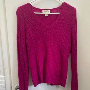 100% Pure Cashmere Peck & Peck Pure Cashmere Size Medium